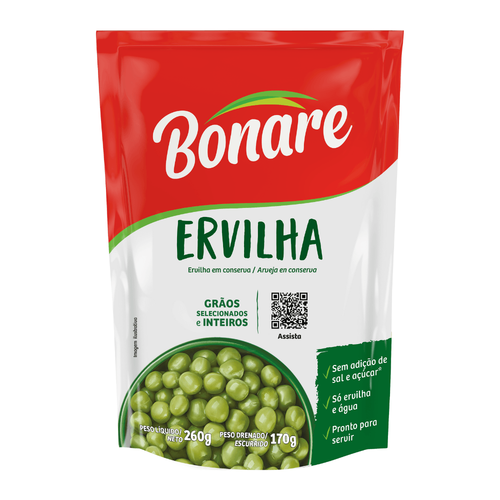 Ervilha Em Conserva Bonare Sachê 170g